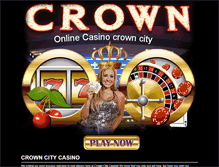 Tablet Screenshot of crowncitycasino.com